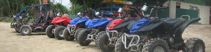 Some mean quad bikes for the riding at KK Adventure Park