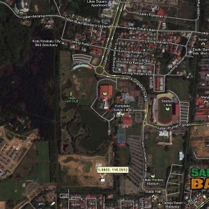 The Likas Driving Range at the Likas Sports Complex in Kota Kinabalu